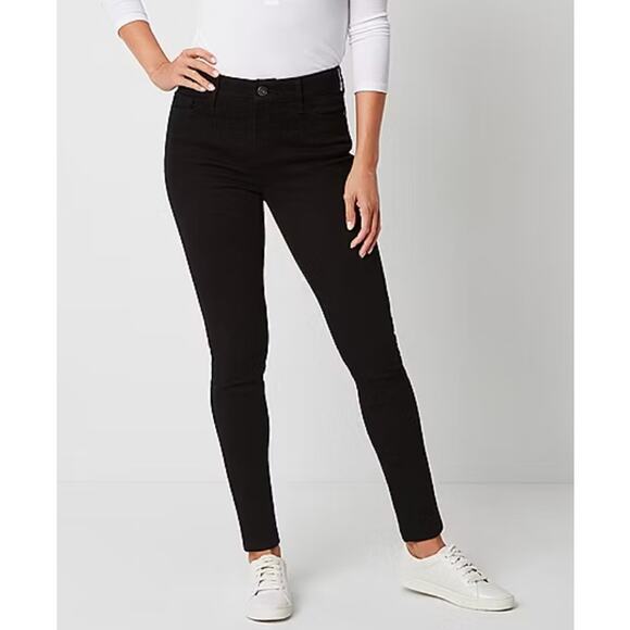 St. John's Bay - Tall Secretly Slender Stretch Fabric Mid Rise Skinny Fit Jeans - Picture 1 of 5
